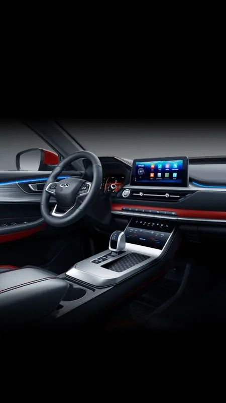 Стильный интерьер в Tiggo 4 Pro