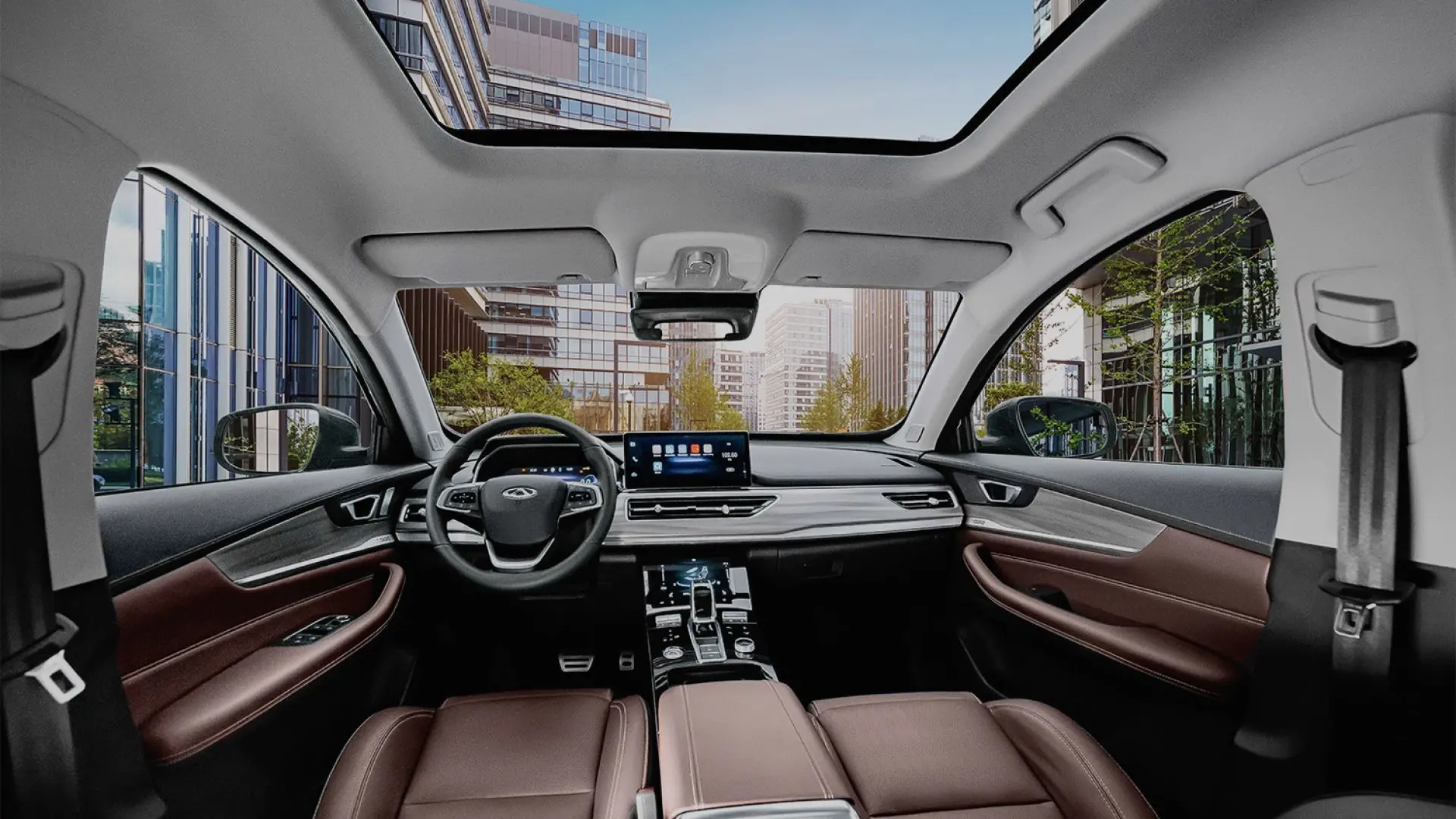 Цифровая зона управления в Tiggo 8 Pro